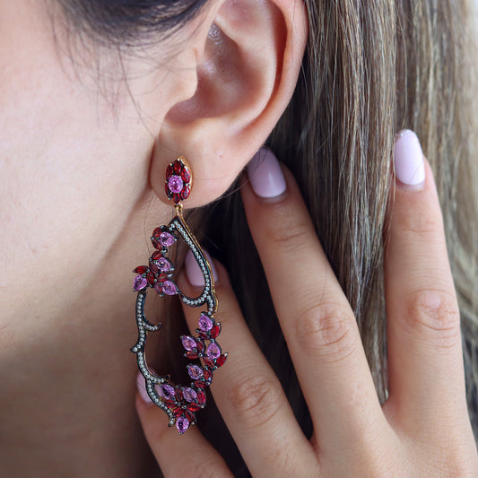 Ruby Earring